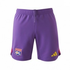 Olympique Lyonnais Men's Purple Goalkeeper Shorts 2023-24