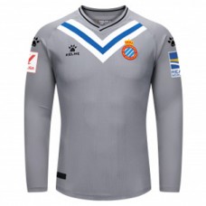 RCD Espanyol Mens Grey Long Sleeve Goalkeeper Jersey 23-24