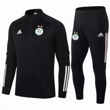 Algeria Black Training Soccer Tracksuit 2020 2021