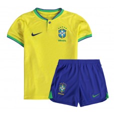 Brazil Home Kids Kit 2022-23